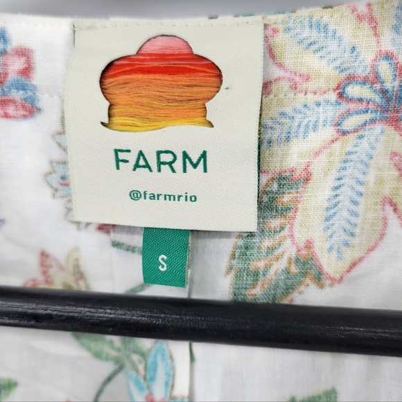 FARM Rio Botanicals Off-White Romper Size Small - Picture 6 of 10
